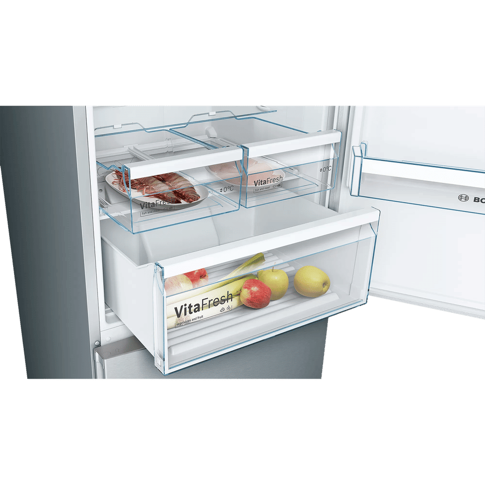 Buy Bosch Series 4 415 Litres 3 Star Frost Free Double Door Bottom